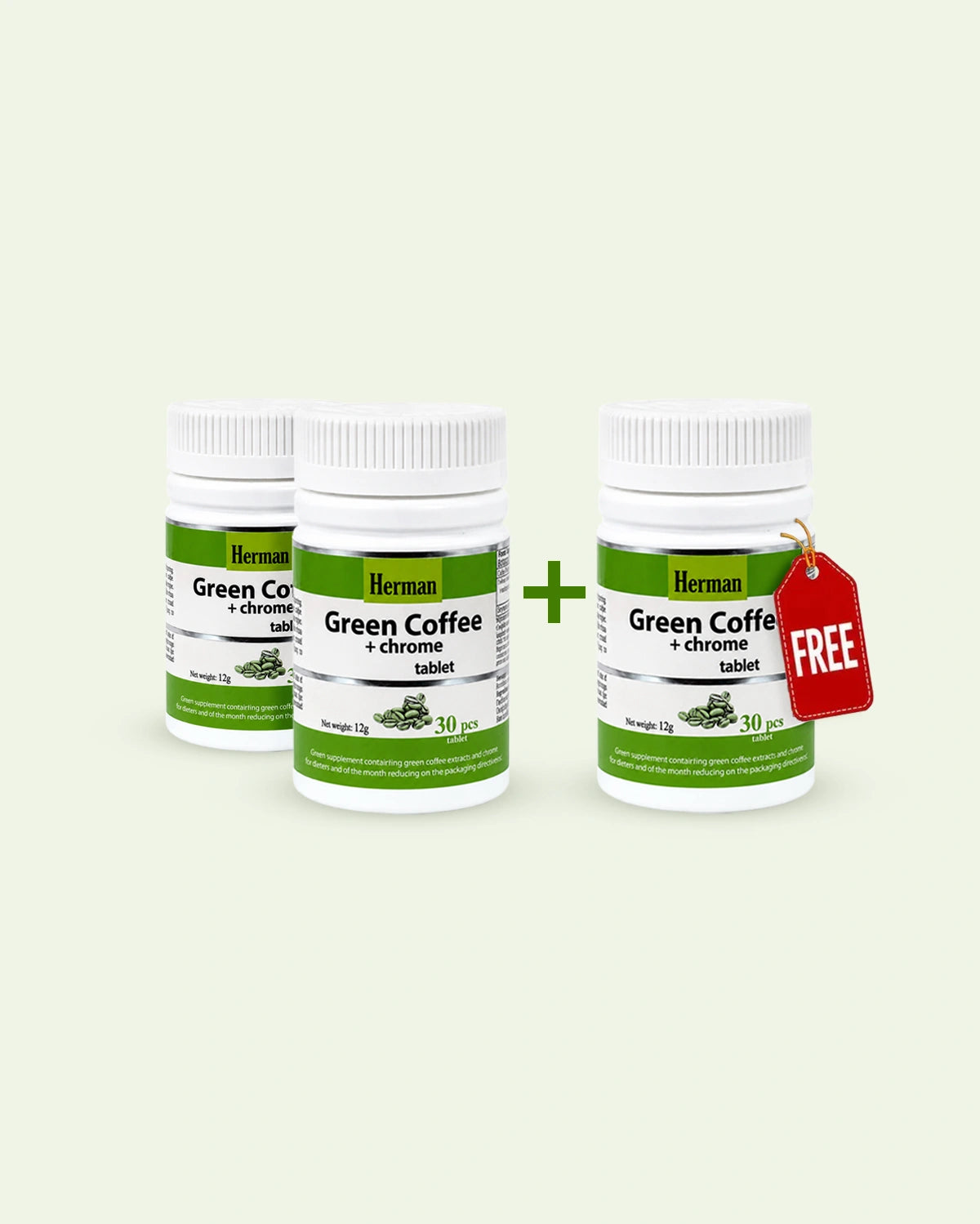 Herman Green Coffee Chrome Tablet UAE & KSA
