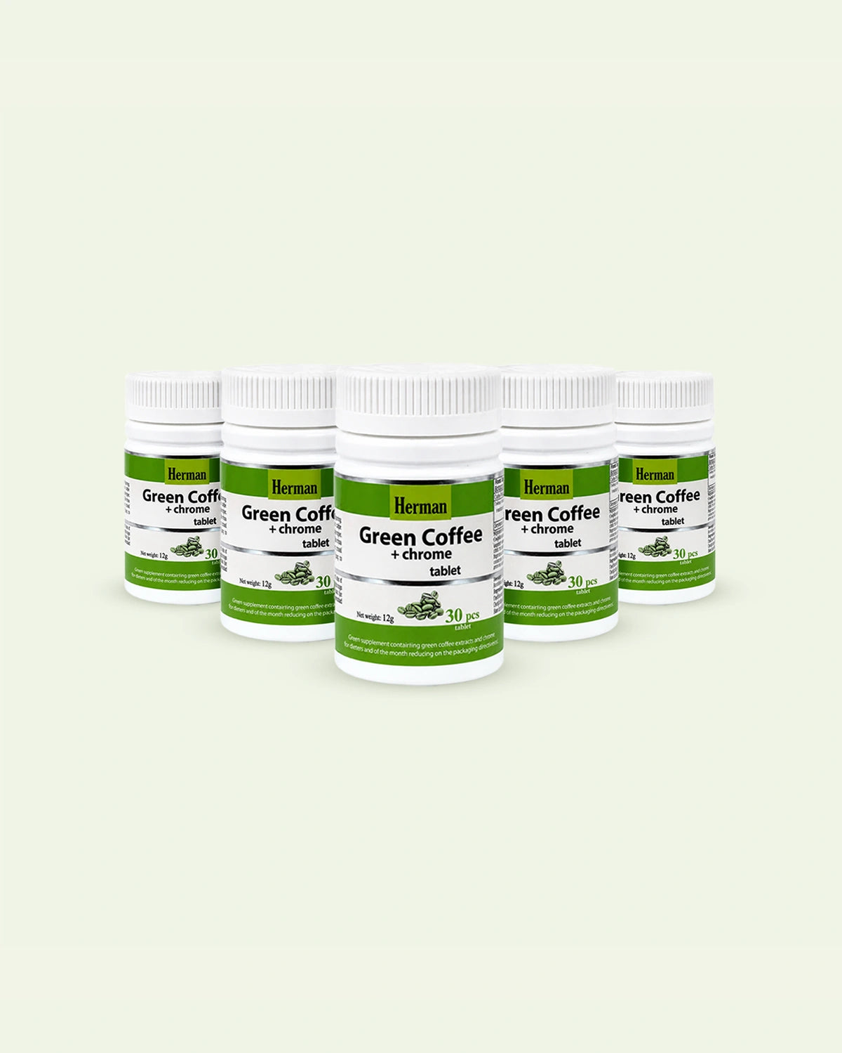 Buy Pack of 5 Green Coffee Plus Chrome Tablet Get Special Discount