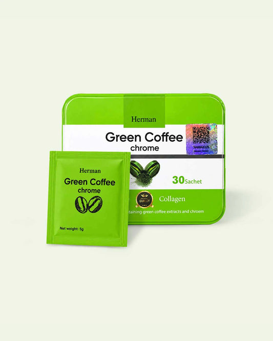 Herman Green Coffee Chrome in UAE & KSA - 30 Sachets