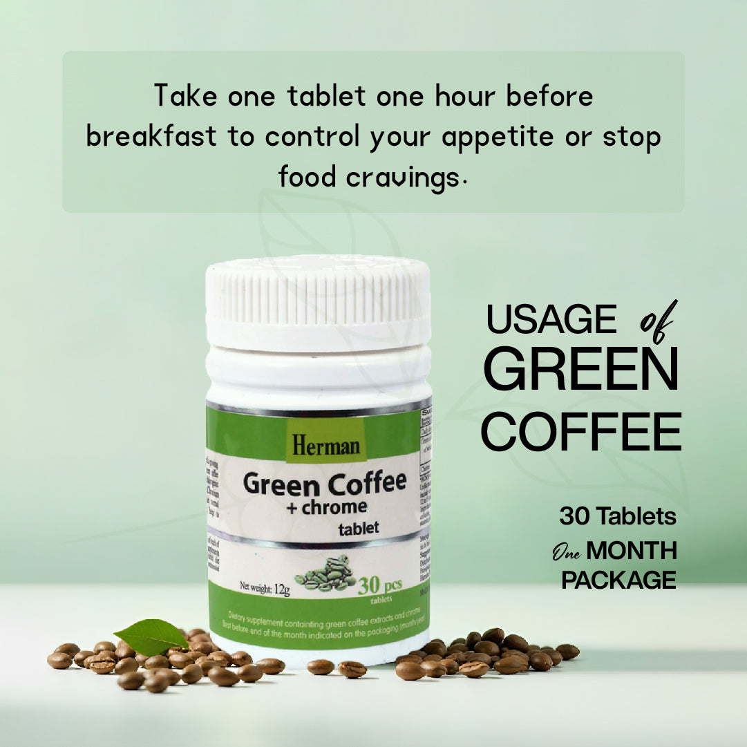 Green Coffee Plus Chrome Tablet