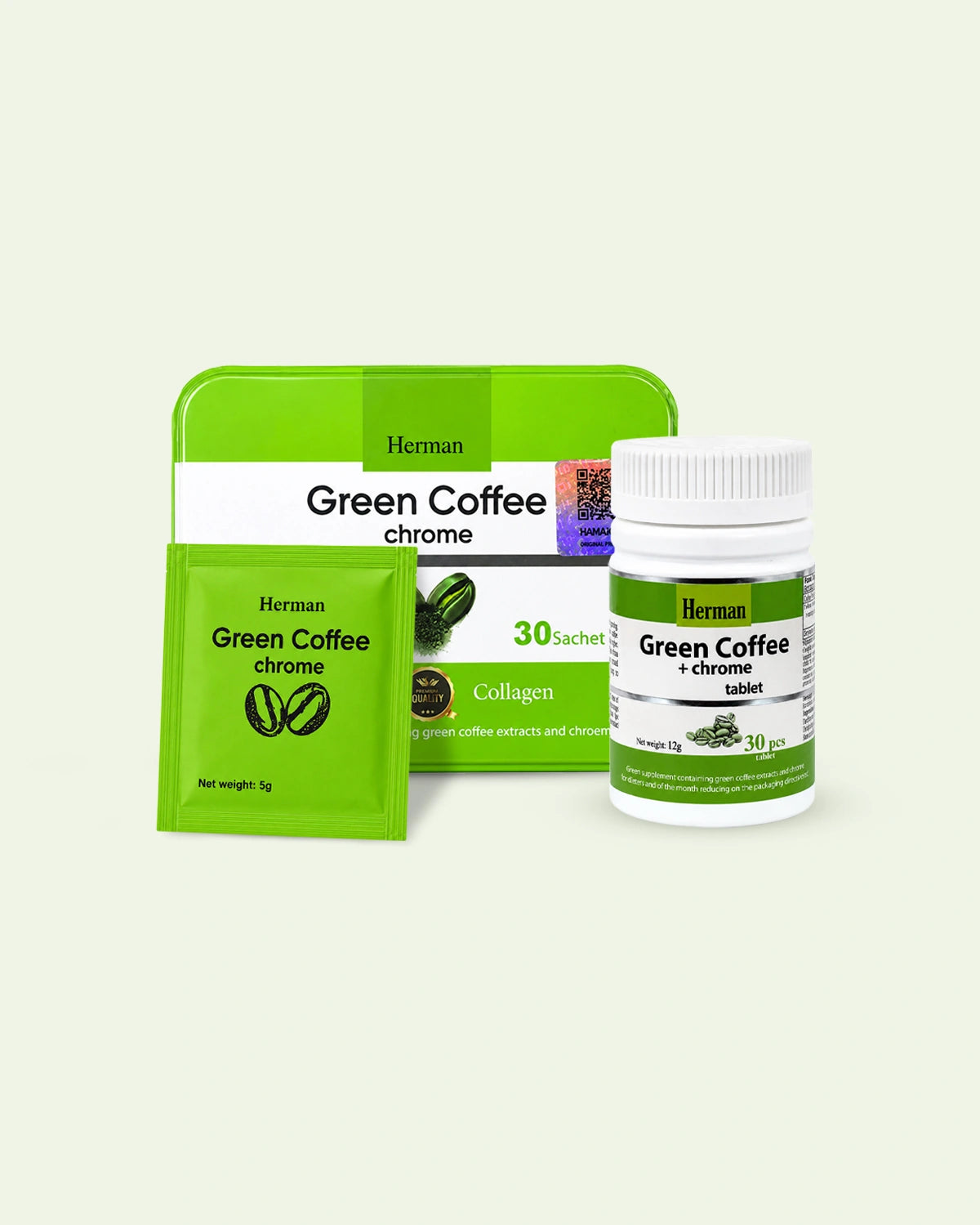 Green Coffee Chrome Duo