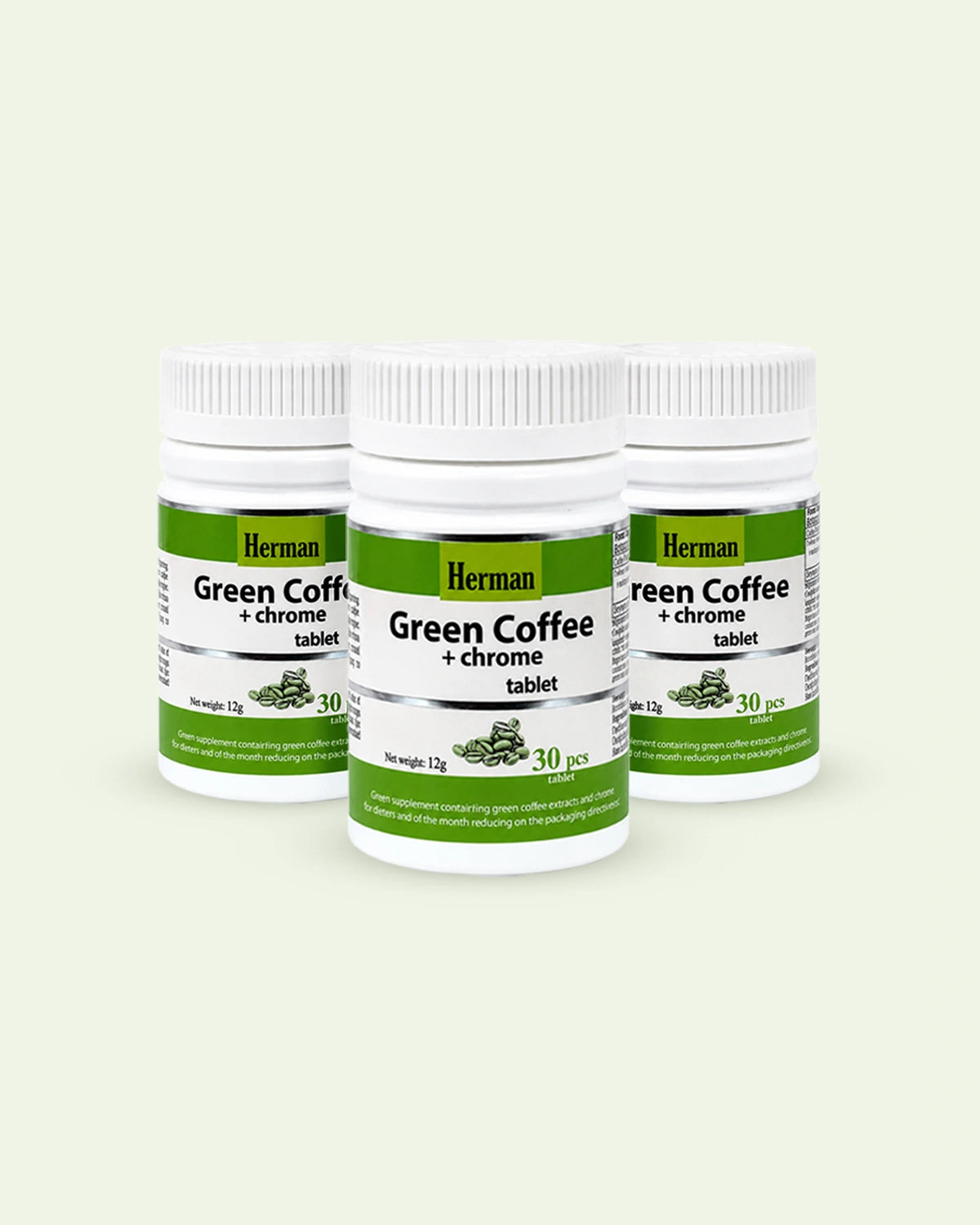 Buy Pack of 3 Green Coffee Plus Chrome Tablet Get Special Discount