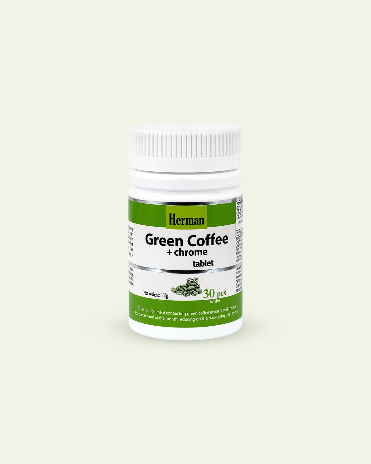 Green Coffee Plus Chrome Tablet